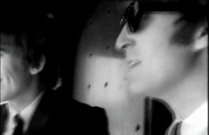 The Beatles GIF. Muziek Artiesten The beatles Gifs Wijnoogst Zwart en wit Paul mccartney 