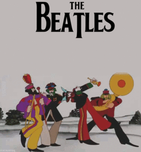 The Beatles GIF. Artiesten The beatles Gifs Eye roll Ringo starr 60s 