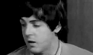The Beatles GIF. Grappig Artiesten Sneeuw The beatles Gifs Ringo starr John lennon 