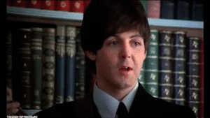The Beatles GIF. Artiesten The beatles Gifs Wenk Paul mccartney 