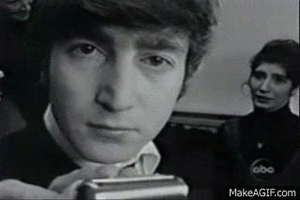 The Beatles GIF. Grappig Liefde Artiesten The beatles Gifs George harrison 