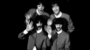 The Beatles GIF. Artiesten Film The beatles Gifs Wijnoogst Klassiek Zwart en wit Paul mccartney John lennon 6 