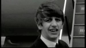 The Beatles GIF. Muziek Artiesten George The beatles Gifs Wijnoogst Oud Zwart en wit Paul mccartney John lennon Ri 