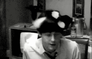 The Beatles GIF. Artiesten The beatles Gifs Glimlach Lachend George harrison 