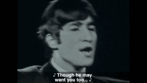 The Beatles GIF. Artiesten The beatles Gifs Eye roll Ringo starr 60s 