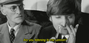 The Beatles GIF. Artiesten The beatles Gifs Wenk Paul mccartney 