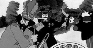 The Beatles GIF. Muziek Artiesten The beatles Gifs Wijnoogst Zwart en wit Paul mccartney 