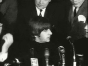 The Beatles GIF. Muziek Artiesten The beatles Gifs Wijnoogst Zwart en wit Paul mccartney 