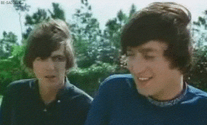 The Beatles GIF. Artiesten The beatles Gifs John lennon 