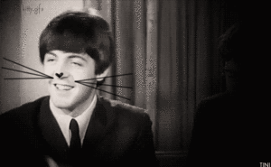 The Beatles GIF. Artiesten The beatles Gifs Paul mccartney 