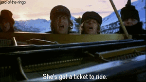 The Beatles GIF. Artiesten The beatles Gifs Paul mccartney 