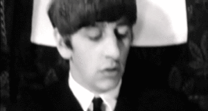 The Beatles GIF. Muziek Artiesten George The beatles Gifs Wijnoogst Oud Zwart en wit Paul mccartney John lennon Ri 
