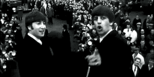 The Beatles GIF. Artiesten The beatles Gifs Gtfo George harrison 