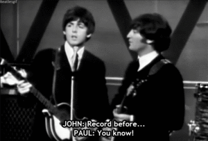 The Beatles GIF. Artiesten The beatles Gifs 