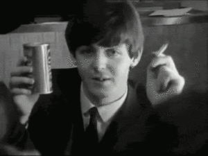 The Beatles GIF. Grappig Interview Artiesten Schattig The beatles Gifs Glimlach Paul mccartney John lennon Ringo st 