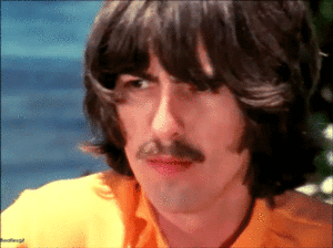 The Beatles GIF. Artiesten The beatles Gifs George harrison Indi&euml; Het leven van de materi&euml;le wereld 