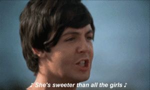 The Beatles GIF. Grappig Liefde Artiesten The beatles Gifs George harrison 