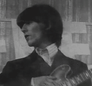 The Beatles GIF. Artiesten The beatles Gifs George harrison Indi&euml; Het leven van de materi&euml;le wereld 