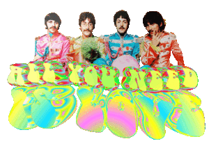 The Beatles GIF. Artiesten The beatles Gifs George harrison Ringo starr 