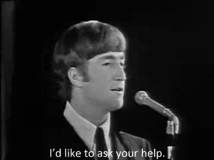 The Beatles GIF. Artiesten The beatles Gifs Helpen 