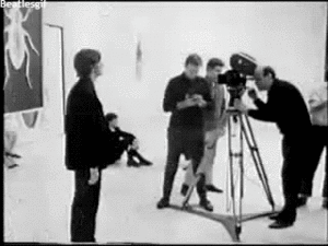 The Beatles GIF. Artiesten The beatles Gifs Gtfo George harrison 