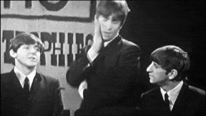 The Beatles GIF. Grappig Artiesten Sneeuw The beatles Gifs Ringo starr John lennon 