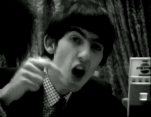 The Beatles GIF. Artiesten Film The beatles Gifs George harrison Ringo starr Paul mccartney John lennon Yellow subma 