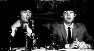 The Beatles GIF. Artiesten The beatles Gifs George harrison 