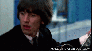 The Beatles GIF. Muziek Artiesten The beatles Gifs Wijnoogst Zwart en wit Paul mccartney 