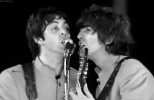 The Beatles GIF. Artiesten Film The beatles Gifs George harrison Ringo starr Paul mccartney John lennon Yellow subma 
