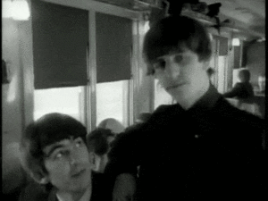 The Beatles GIF. Artiesten The beatles Gifs Gtfo George harrison 
