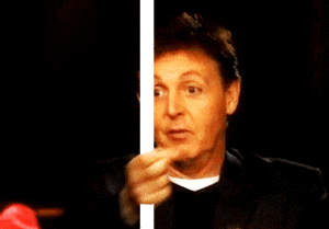 The Beatles GIF. Artiesten The beatles Gifs Glimlach Lachend George harrison 