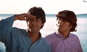 The Beatles GIF. Artiesten The beatles Gifs Paul mccartney 1968 Hey jude 