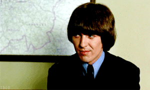 The Beatles GIF. Artiesten Film The beatles Gifs George harrison Ringo starr Paul mccartney John lennon Yellow subma 