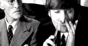 The Beatles GIF. Grappig Interview Artiesten Schattig The beatles Gifs Glimlach Paul mccartney John lennon Ringo st 