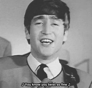 The Beatles GIF. Artiesten The beatles Gifs Helpen 
