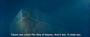 Titanic GIF. Bioscoop Films en series Titanic Leonardo dicaprio Gifs Filmsterren 