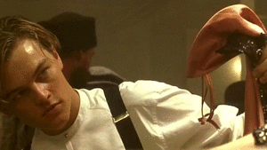 Leonardo Dicaprio GIF. Dansen Liefde Films en series Titanic Leonardo dicaprio Gifs Filmsterren Lachend Glimlachen 
