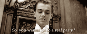 Leonardo Dicaprio GIF. Films en series Titanic Doei Leonardo dicaprio Gifs Filmsterren Otp Golvend 