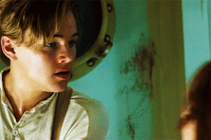 Leonardo Dicaprio GIF. Bioscoop Films en series Titanic Leonardo dicaprio Kus Gifs Filmsterren 