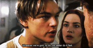 Titanic GIF. Botsing Film Films en series Titanic Nacht Gifs Schip 