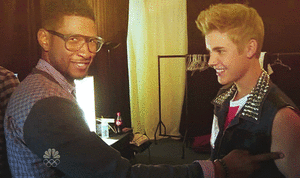 Justin Bieber GIF. Usher Artiesten Justin bieber Gifs 
