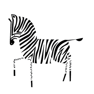 Zebra GIF. Dieren Wandelen Zebra Gifs Animatie Illustratie 