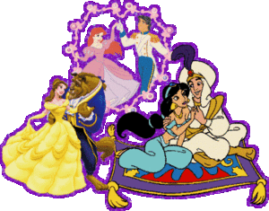 Aladdin Glitter plaatjes 