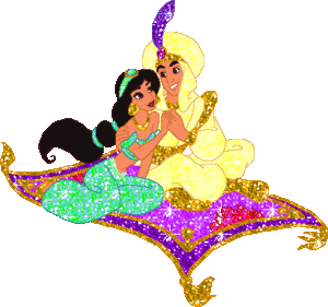 Aladdin Glitter plaatjes 
