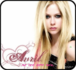 Avril lavigne Glitter plaatjes 