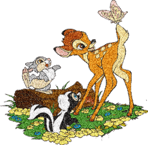 Bambi Glitter plaatjes 