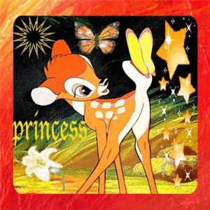 Bambi Glitter plaatjes 