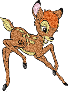 Bambi Glitter plaatjes 