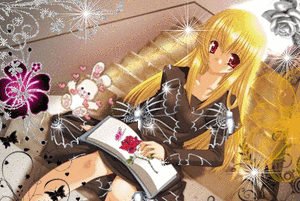 Boeken Glitter plaatjes Boek Manga